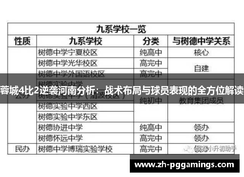 蓉城4比2逆袭河南分析：战术布局与球员表现的全方位解读